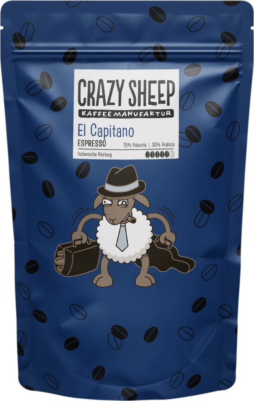 El Capitano Crazy Sheep Kaffee