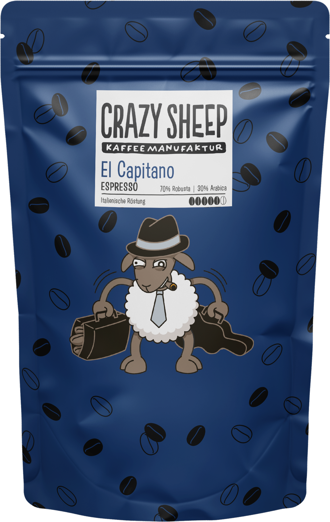 El Capitano Crazy Sheep Kaffee