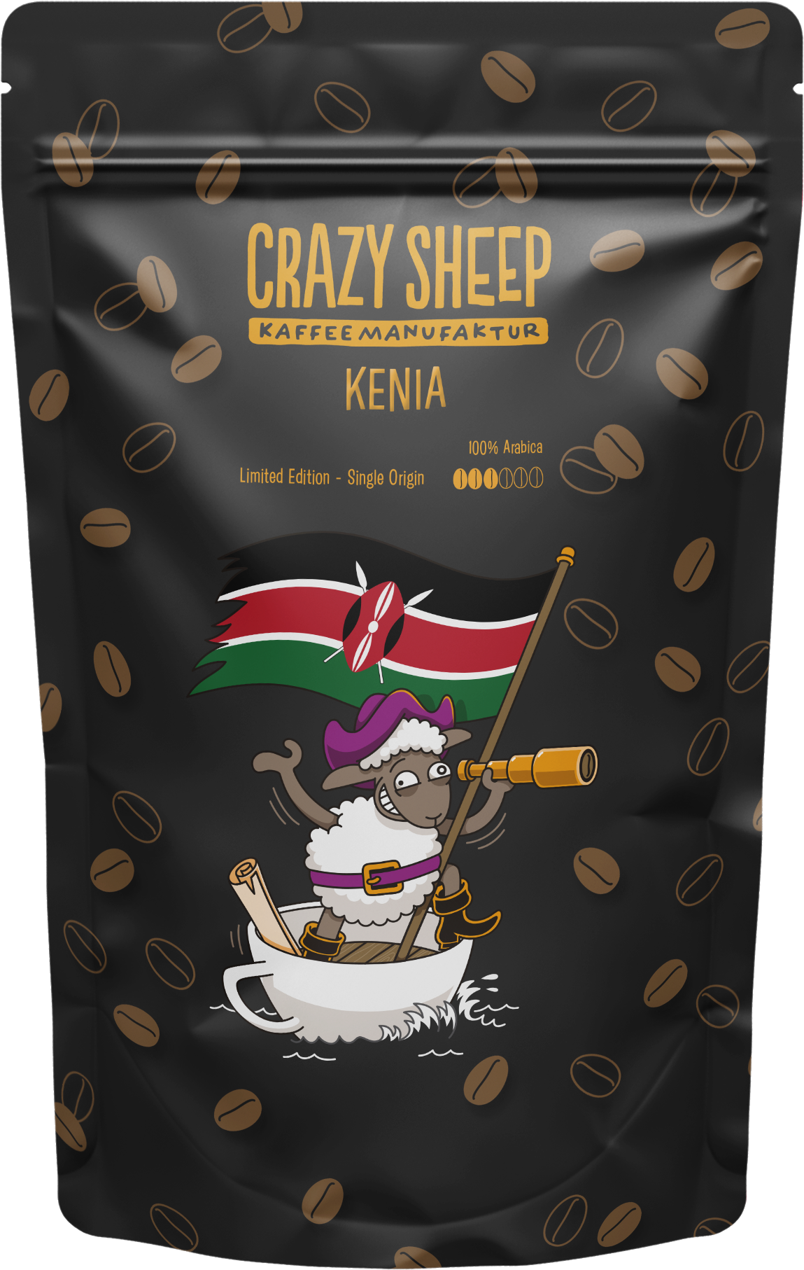 Vorderseite Single Origin Kenia Vorderseite Single Origin Kenia